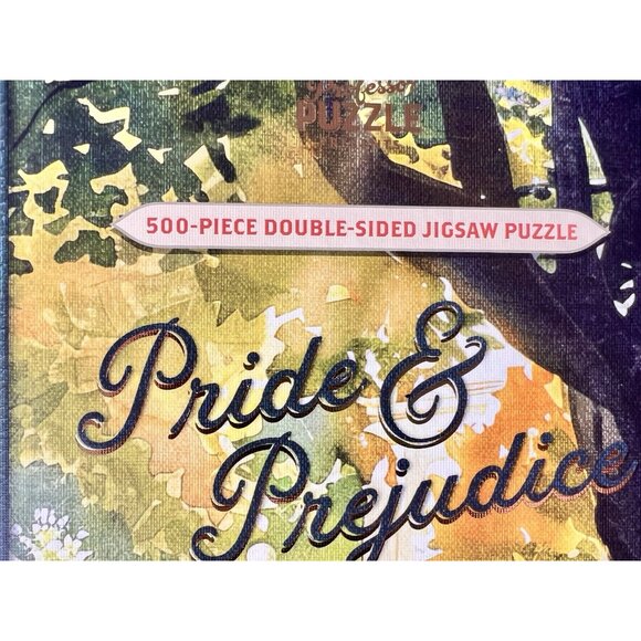 "Pride & Prejudice" 500-piece Double-Sided Jigsaw Puzzle From Brand Professor - Picture 5 of 7